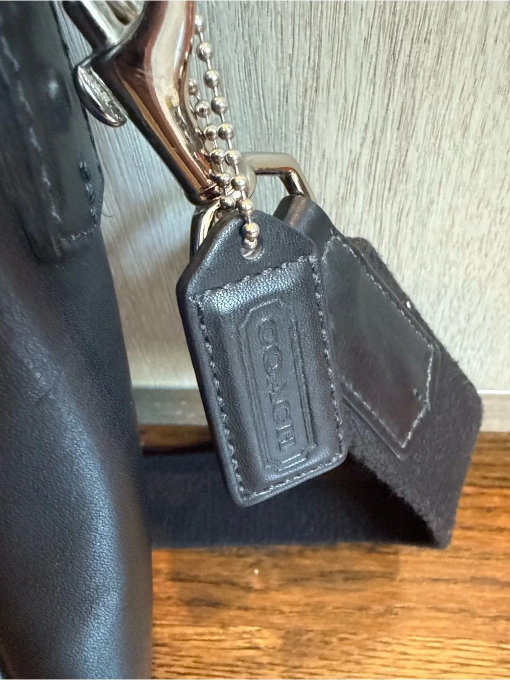 Coach Leather Briefcase Lexington Black Style K1E-5334 Vintage